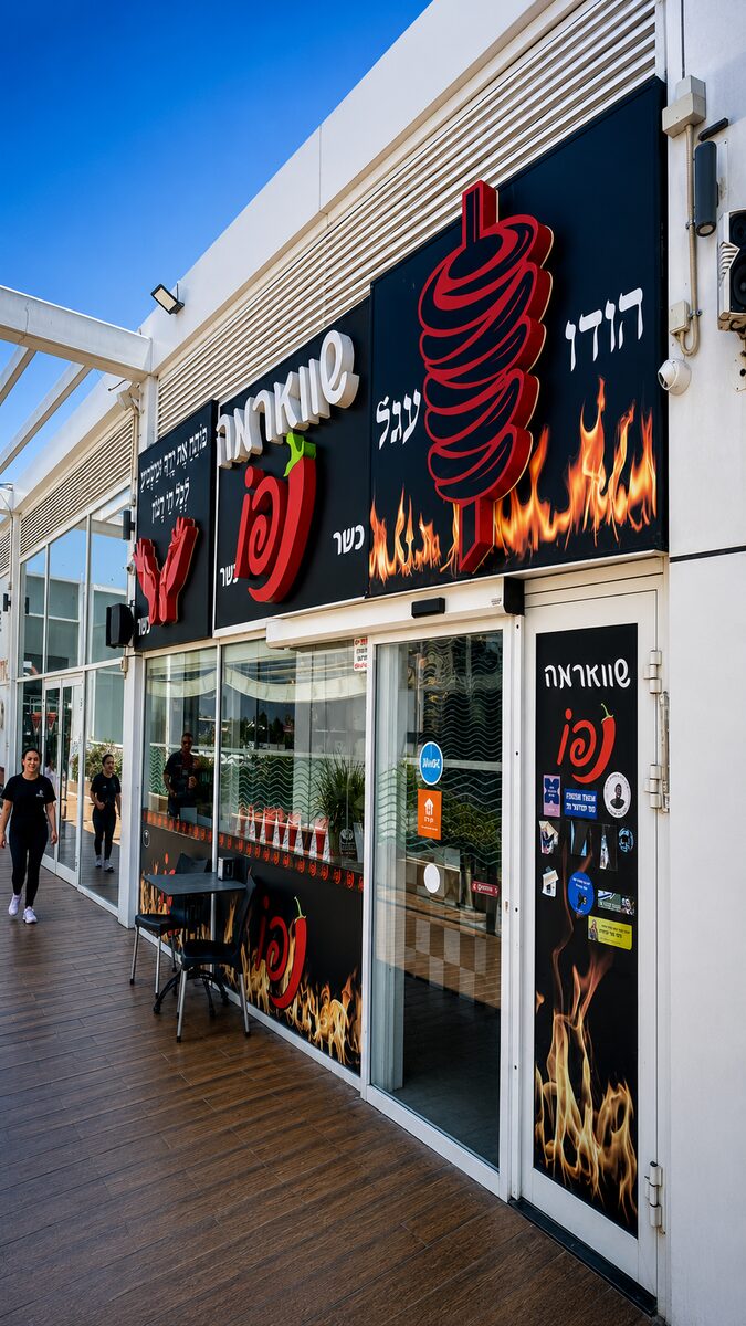 הדרך לחנות שווארמה נפו